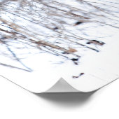 Poster Cerf dans la neige (Coin)