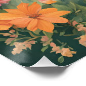 Poster Cerf de Cottagecore (Coin)