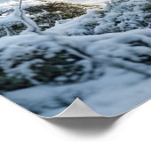 Poster Cerf de cristal Lumière d'hiver (Coin)