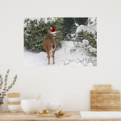 Poster Cerf de Noël (Cuisine)