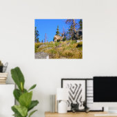 Poster Cerf des Montagnes Rocheuses (Bureau à domicile)