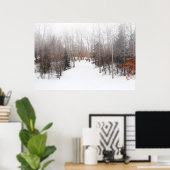 Poster Cerf d'hiver (Bureau à domicile)