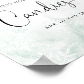 Poster Cerf d'hiver rose Devinez combien de bonbons Poste (Coin)