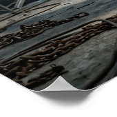 Poster Cerf Écho Rouillé (Coin)