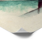 Poster Cerf endormi (Coin)