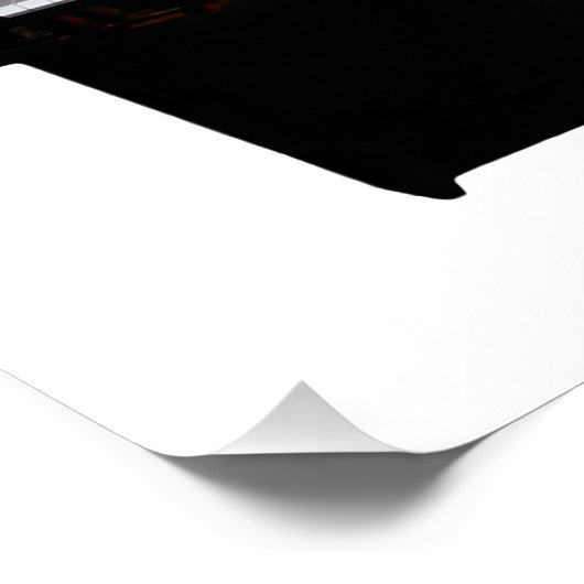 Poster Cerf et écureuil au piano (Coin)