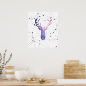 Poster Cerf interstellaire (Cuisine)