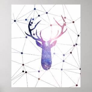Poster Cerf interstellaire