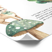 Poster Cerf - Jeu de couches de nuit tardive (Coin)