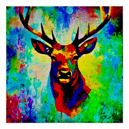 Poster Cerf majestueux - Proud Stag (Devant)