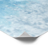 Poster Cerfs et pins d'hiver (Coin)