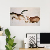 Poster Cerfs mâles et femelles (Bureau à domicile)