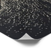 Poster Cerfs morts sur fond orange vif (Coin)