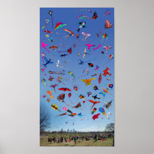 Poster Cerfs-volants de cerfs-volants de cerfs-volants