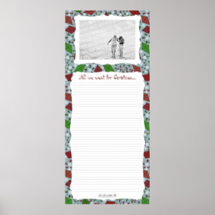Poster Cerfs-volants de Noël, planificateur de mur de