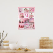 Poster Cerise Blossoms Grille Instagram Ajouter Vos Propr (Cuisine)