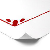 Poster Cerise de crème glacée Scoopup Fête des mariées Bi (Coin)