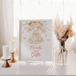 Poster Cerise Whimsical Cherry Blossom Cartes et cadeaux