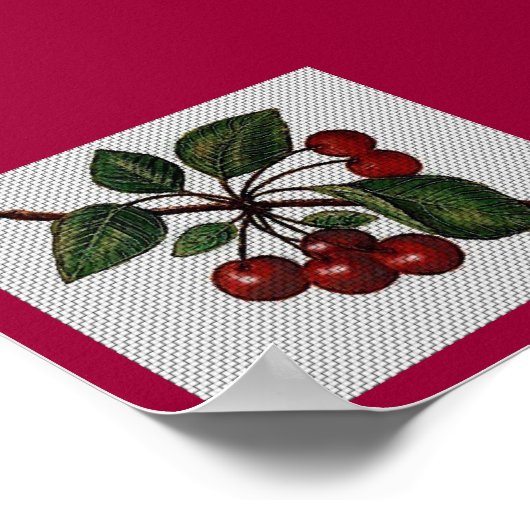 Poster Cerises (Coin)