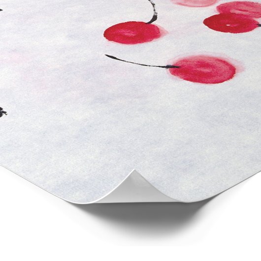 Poster Cerises (Coin)