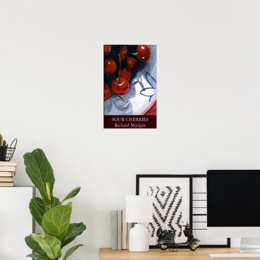 Poster Cerises acides (Bureau à domicile)