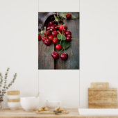 Poster Cerises fraîches (Cuisine)