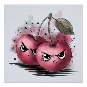 Poster Cerises grumeuses