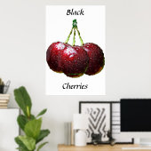 Poster Cerises noires (Bureau à domicile)