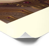 Poster Cerises, pêches et pépins de raisin (Coin)