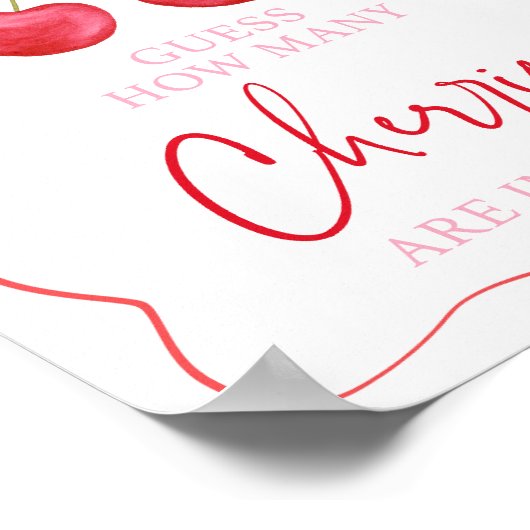 Poster Cerisier Bow Rose Devine Combien De Jeu De Douche (Coin)