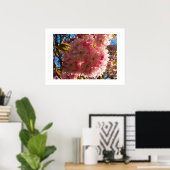 Poster Cerisier en fleurs (Bureau à domicile)