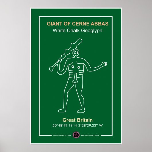 Poster Cerne Abbas Giant (Devant)
