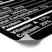 Poster Cérole de haricot vert amusant Thanksgiving Mat de (Coin)