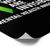 Poster Certaines blessures sont invisibles Sensibilisatio (Coin)