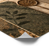 Poster Certaines Choses Sont Transmises Typographie de l' (Coin)