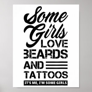 Poster Certaines Filles Aiment Les Oreilles &amp; Tatouag