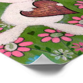 Poster Certains Bunny Vous Aime - 8x10 Easter Rabbit Kids (Coin)