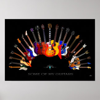 Poster Certains de My Guitars ~ SolidSpaceStudio depuis 1