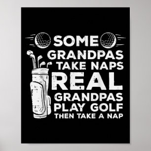 Poster Certains papas prennent des siestes vraiment jouen