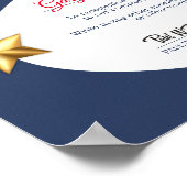 Poster Certificat d'appréciation employé bénévole (Coin)