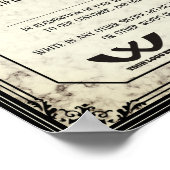 Poster Certificat d'appréciation prix du personnel employ (Coin)