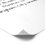 Poster Certificat de diplôme (Coin)