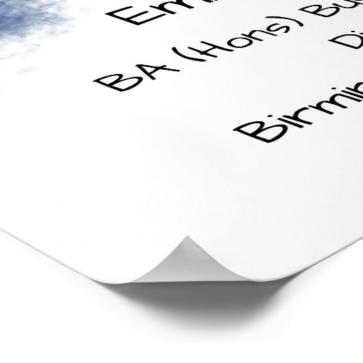 Poster Certificat de diplôme (Coin)