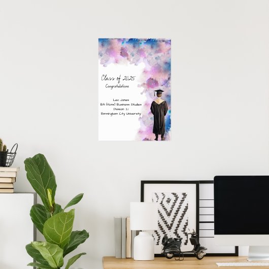 Poster Certificat de diplôme (Bureau à domicile)