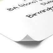 Poster Certificat de diplôme islamique (Coin)