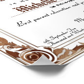 Poster Certificat de faux diplôme professionnel classique (Coin)