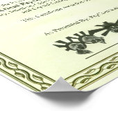 Poster Certificat de formation psychologique (Coin)