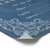 Poster CERTIFICAT DE GESTION CELTIQUE - Bleu (Coin)