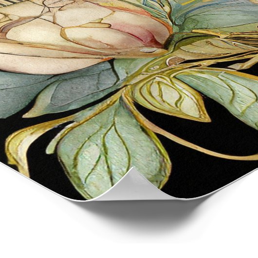 POSTER CERTIFICAT DE MANIPULATION FLORALE CELTIQUE WICCA (Coin)