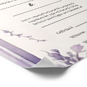 Poster Certificat de manutention de l'arc floral de feuil (Coin)